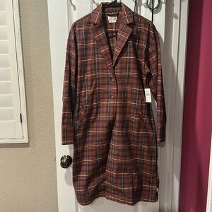 Brixton Zapata flannel trench